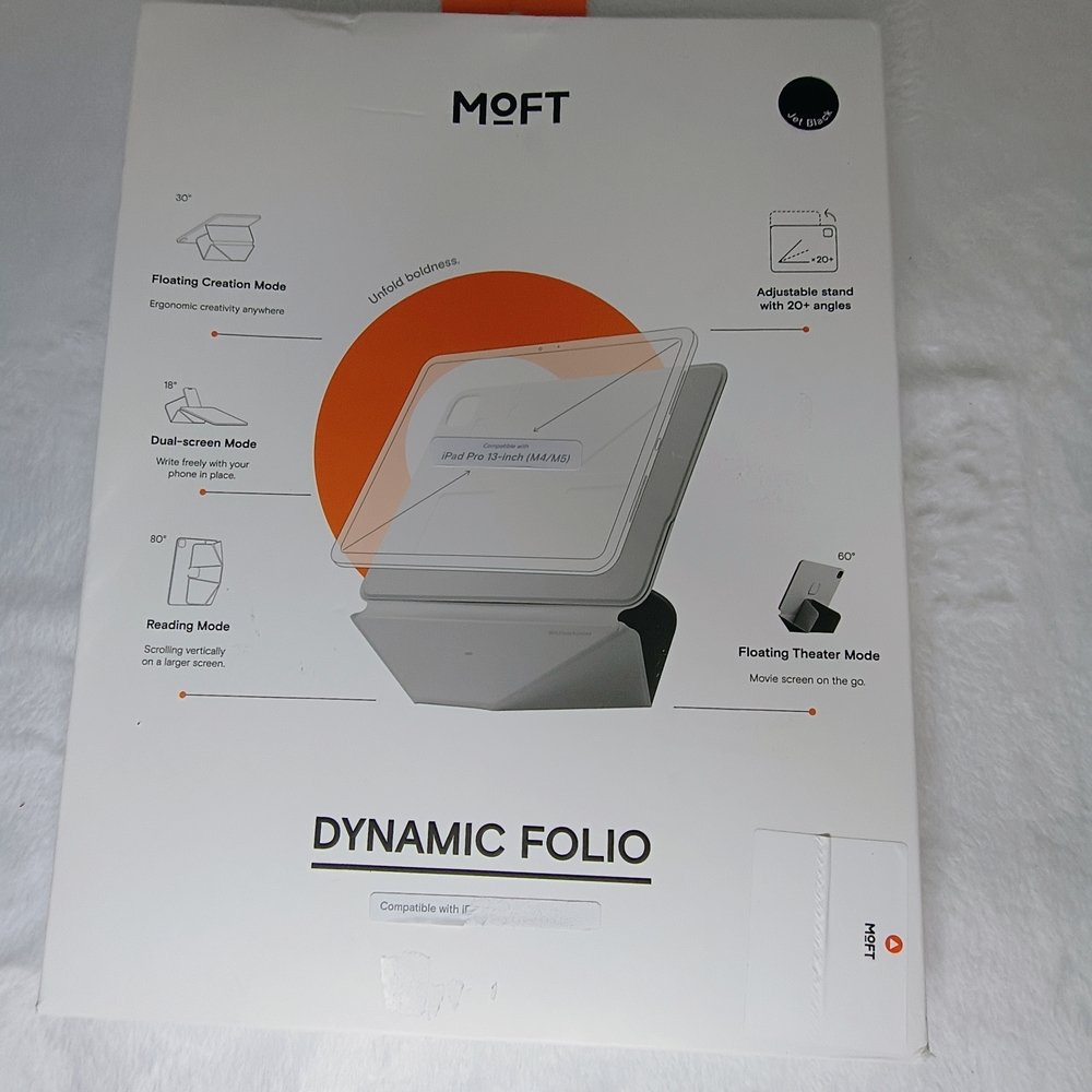 Dynamic Folio Tablet Stand - White/Grey